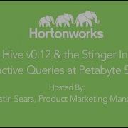 Apache Hive And The Stinger Initiative