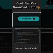 Cool Html CSS Download Button Tech Technician Coding Htmlcss Css3 Css Cssanimation Html5
