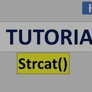 Strcat Function In C Language 38 C Programming Tutorial In HINDI