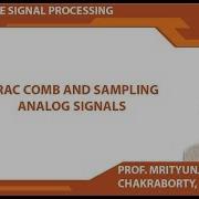 Dirac Comb And Sampling Analog Signals