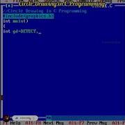 Circle Drawing In C Programming Graphics In C Prof Antony Vijay Shorts