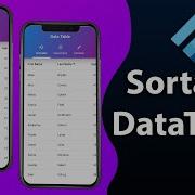 Flutter Tutorial Sortable DataTable In 9 Minutes