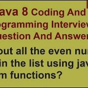 Find Out All The Even Numbers Exist In The List Using Java8 Stream Functions Interview Question