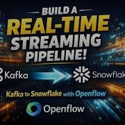 Stream To Insight Real Time Kafka To Snowflake Pipelines With Openflow Snowflake Intelligent Agent