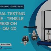 Universal Testing Machine Tensile Compression Tester QM 20 Series WorldofTest Com