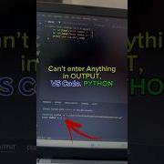 Can T Enter Anything In Output VS In PYTHON Coding Problems And Tips Code Vscode Python