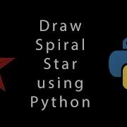 Let S Draw Spiral Star Using Python Turtle