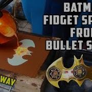 Casting Brass Batman Fidget Spinner From Bullet Shells