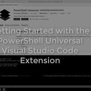 Начало работы с универсальным расширением PowerShell для Visual Studio Code