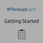 Getting Started With Forecast Pro