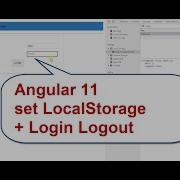 Angular11 Set LocalStorage