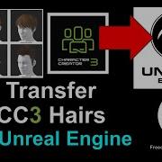 Character Creator 3 Hairs To Unreal Engine CC3 UE5 Tutorial
