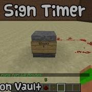 Minecraft Bukkit Plugin Sign Timer Create Redstone Timers