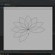 Flower Design Making With Python Code Avijit Ovi Programming Zone