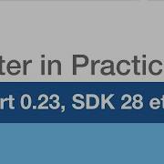 Upgrading To RxDart 0 23 SDK 28 API Deprecations Flutter In Practice SPECIAL 1