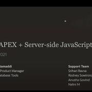 DevLab Oracle APEX Server Side JavaScript