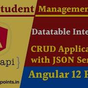 10 Add Datatable In Angular Datatable Pagination In Angular Angular CRUD Application