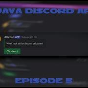 Button Mesage Components Java Discord API EP5