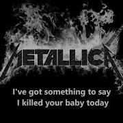 Metallica Last Caress Lyrics