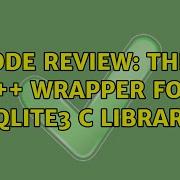 Code Review Thin C Wrapper For Sqlite3 C Library