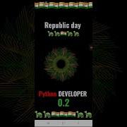 Republic Day Design In Python Python Short 26 January