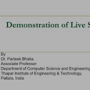 Demonstration Of Live SQL Working On Oracle Without Installing It Parteek Bhatia