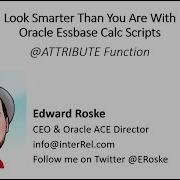 Essbase ATTRIBUTE Function