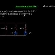 Source Transformation 1 Electrical Engineering