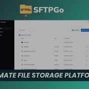 SFTPGo Free Open Source SFTP Server With Advanced File Management