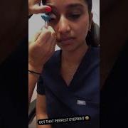 Optometrist Performs Eyeprint Impression