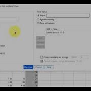 SPSS Example Turning A Continuous Variable Into An Ordinal Variable