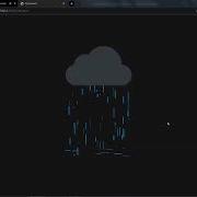 Amazing Rain Lightning Animation Effects In CSS Javascript