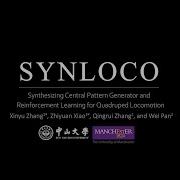 SYNLOCO Synthesizing Central Pattern Generator And Reinforcement Learning For Quadruped Locomotion