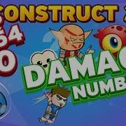 DAMAGE NUMBERS EASY CONSTRUCT 2 TUTORIAL