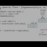 Binary Search Tree Implementation In C C