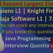 Find Second Largest Element In Array Remove Duplicates From Sorted Array CDAC Interview Arrays
