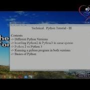 Technical Python Tutorial 3 Python 2 Vs Python 3 Install Both Versions In Same System