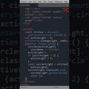 Traffic Signal Animation HTML CSS JavaScript Tutorial Html Css Javascript Creativecoding