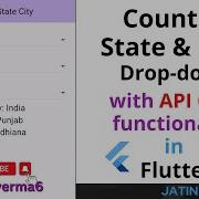 Раскрывающийся список Страна штат город с вызовами API во Flutter
