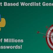 Target Based Wordlist Generator Python Script