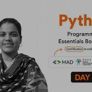 Day 1 Introduction To Python Python Programming Essential Bootcamp 3 Days