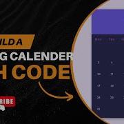 Build Your Own Calendar App With HTML CSS JavaScript Beginner Friendly
