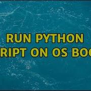 Ubuntu Run Python Script On OS Boot