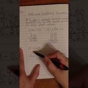 Add And Subtract Decimal Notes