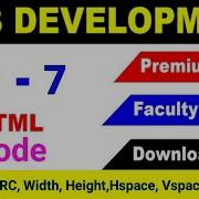 HTML Img Tag Src Width Height Hspace Vspace Alt Align