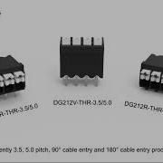 NEW PCB Spring Terminal Block DG212 Series Fast Connect Fast Install