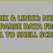 Unix Linux Need To Parse Data From Xml To Shell Script