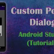Custom Popup Dialog Android Studio Tutorial