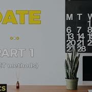 Javascript Basics Date Part 1 GET Methods