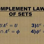 Complement Laws Sets Proof And Examples Of Complement Laws Class 11 12